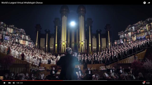 Lançado pelo Coro do Tabernáculo Mórmon o Maior coro virtual “Aleluia” do mundo